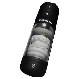 Dreamtoys Blowtech - wibrujący, ruchomy masturbator (czarny)