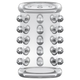 Kryształowo czyste - duże dildo - przezroczyste