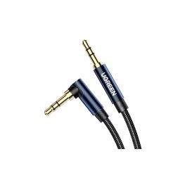 UGREEN 60180 Kątowy Jack 3,5mm 1.5m Czarny