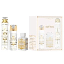 Lattafa Honor & Glory Badee Al Oud Woda perfumowana 100ml spray + Dezodorant 200ml spray + OdĹwieĹźacz powietrza 300ml
