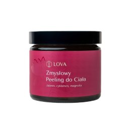 Lova ZmysĹowy peeling do ciaĹa JaĹmin, Cyklamen, Magnolia 250ml