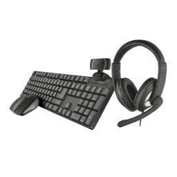 Trust Qoby 4w1 Home Office Set Czarny