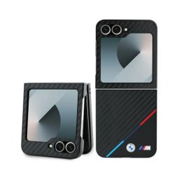 BMW Carbon Tricolor do Z Flip 6 Czarny