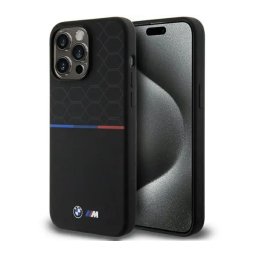 BMW Silicone Pattern MagSafe BMHMP15X22SMPK do iPhone 15 Pro Max Czarny