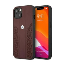 BMW Leather Curve Perforate BMHCP13MRSPPR do iPhone 13