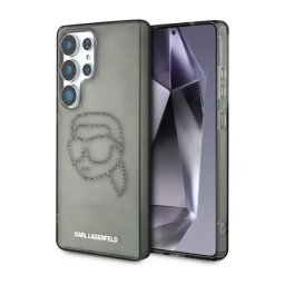 Karl Lagerfeld Rhinestones Karl Head Logo do Galaxy S25 Ultra Czarny