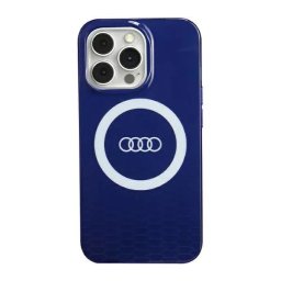AUDI IML Big Logo MagSafe Case AU-IMLMIP13P-Q5/D2-BE do iPhone 13 Pro Niebieski