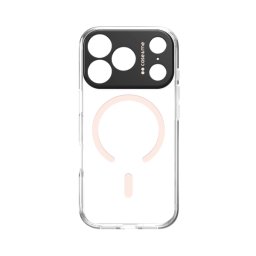 case&me Magcolor do iPhone 17 Pro Przeźroczysto-różówy