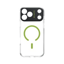 case&me Magcolor do iPhone 17 Pro Max Przeźroczysto-zielony
