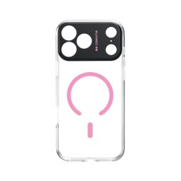 case&me Magcolor do iPhone 17 Pro Max Przeźroczysto-różowy