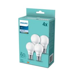 Philips 8W (60W) E27 4szt.