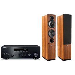 Yamaha R-N600A Czarny, Indiana Line Tesi 561 Orzech