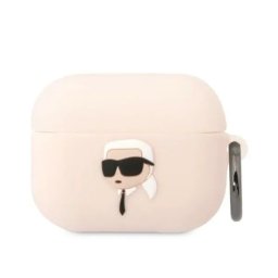 Karl Lagerfeld Silicone Karl Head 3D KLAPRUNIKP do AirPods Pro Różowy