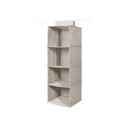 Compactor - Organizer wiszący 30x30x94 cm, 4 przegródki, szary RAN10115