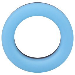 Doc Johnson The Big O - pierścień erekcyjny świecący - niebieski