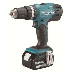Makita Narzędzia - Akumulatorowa wiertarka udarowa 18V, 1x akumulator Li-ion LXT 3,0 Ah, ładowarka DHP453RFX8
