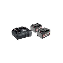 Metabo - Zestaw ładowarki 4A i akumulatora 2x 18 V Li-Power 4,0 Ah 685050000
