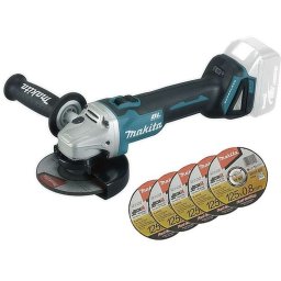 Makita Narzędzia - Akumulatorowa szlifierka kątowa 18 V, 125 mm, bez akumulatora i ładowarki DGA504Z