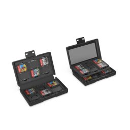 Yaxo YGSSGC01B Storage Set na 24 gry do Nintendo Switch / Switch 2 Techno Black