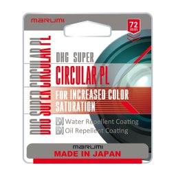 Filtr Marumi Super DHG CPL 72mm + dodaj w koszyku zestaw czyszczący 4 W 1 za 1 zł