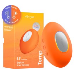 We-Vibe Temp - chłodząco-rozgrzewający wibrator stymulujący łechtaczkę (pomarańczowy)
