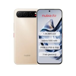 Nubia AIR 8/256GB 6,78" 120Hz 50Mpix Złoty