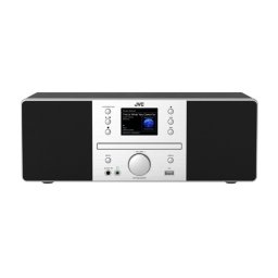 JVC RD-E874B 15W WI-Fi Bluetooth Radio FM, DAB Internetowe Czarno-srebrny