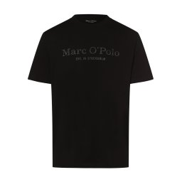 Marc O'Polo T-shirt męski Mężczyźni Bawełna czarny, XL