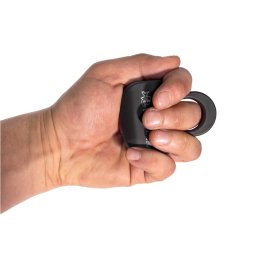 Mini Paralizator skryty w ręce, dyskretny USB Piranha Ring Shocker 2 mln V