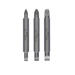 Bosch Akcesoria - 3-częściowy zestaw bitów obustronnych, długość 60 mm 2607001747
