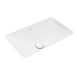 Villeroy & Boch Loop&Friends - Umywalka do zabudowy 54x34 cm, bez przelewu, CeramicPlus, biel alpejska 4A5701R1
