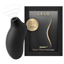 LELO Sona - stymulator łechtaczki z falami dźwiękowymi (czarny)