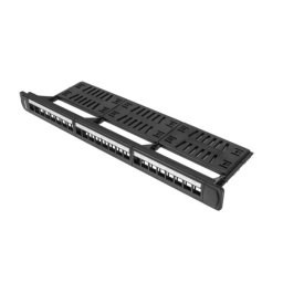 Lanberg PPKS-1124-B PUSTY 24 PORT 1U 19" Czarny