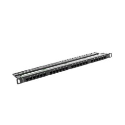 Lanberg PPU5-0024-B 24 PORT 0.5U 19" KAT.5E UTP Czarny