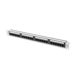 Lanberg PPUA-1024-S 24 PORT 1U 19" KAT.6A UTP Szary
