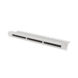 Lanberg PPUA-1124-S 24 PORT 1U 19" KAT.6A UTP Szary