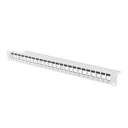 Lanberg PPKS-1024-S PUSTY 24 PORT 1U 19" Szary