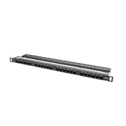 Lanberg PPU6-0024-B 24 PORT 0.5U 19" KAT.6 UTP Czarny