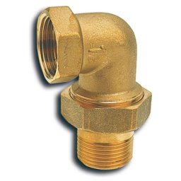 Novaservis - Armatura grzewcza 90 z uszczelką płaską 1" FT210/25