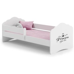 KOBI Łożko Dziecięce Fala Z Szufladą I Barierką 70x140 Princess