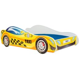 KOBI Łóżko Dziecięce Auto Taxi 80x160