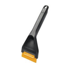 Fiskars Solid 1078497 samochodowy skrobak do szyb podwójny do odśnieżania