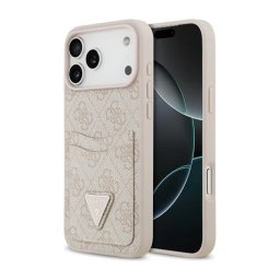 Guess 4G Double Card Triangle do iPhone 17 Pro Max różowy