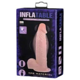 Baile Inflatable - dmuchany realistyczny wibrator (naturalny)