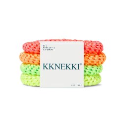 Kknekki opaska do włosów w zestawie 4 sztuk Kobiety żółty|zielony|pomarańczowy|wyrazisty róż, ONE SIZE