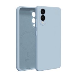 Etteri Silicone Mag Case do Galaxy S25 Edge Niebieski