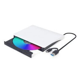 Gembird DVD-USB-03-BW Biały