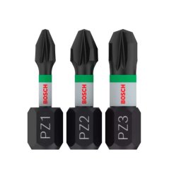 Bosch Akcesoria - 3-częściowy zestaw bitów PZ 2608522471