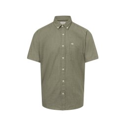 Camel Active Męska koszulka z krótkim rękawem Mężczyźni Regular Fit Bawełna zielony, M
