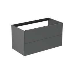 Ideal Standard - Szafka pod umywalkę, 100x54x51 cm, 2 szuflady, matowy antracyt T4357Y2